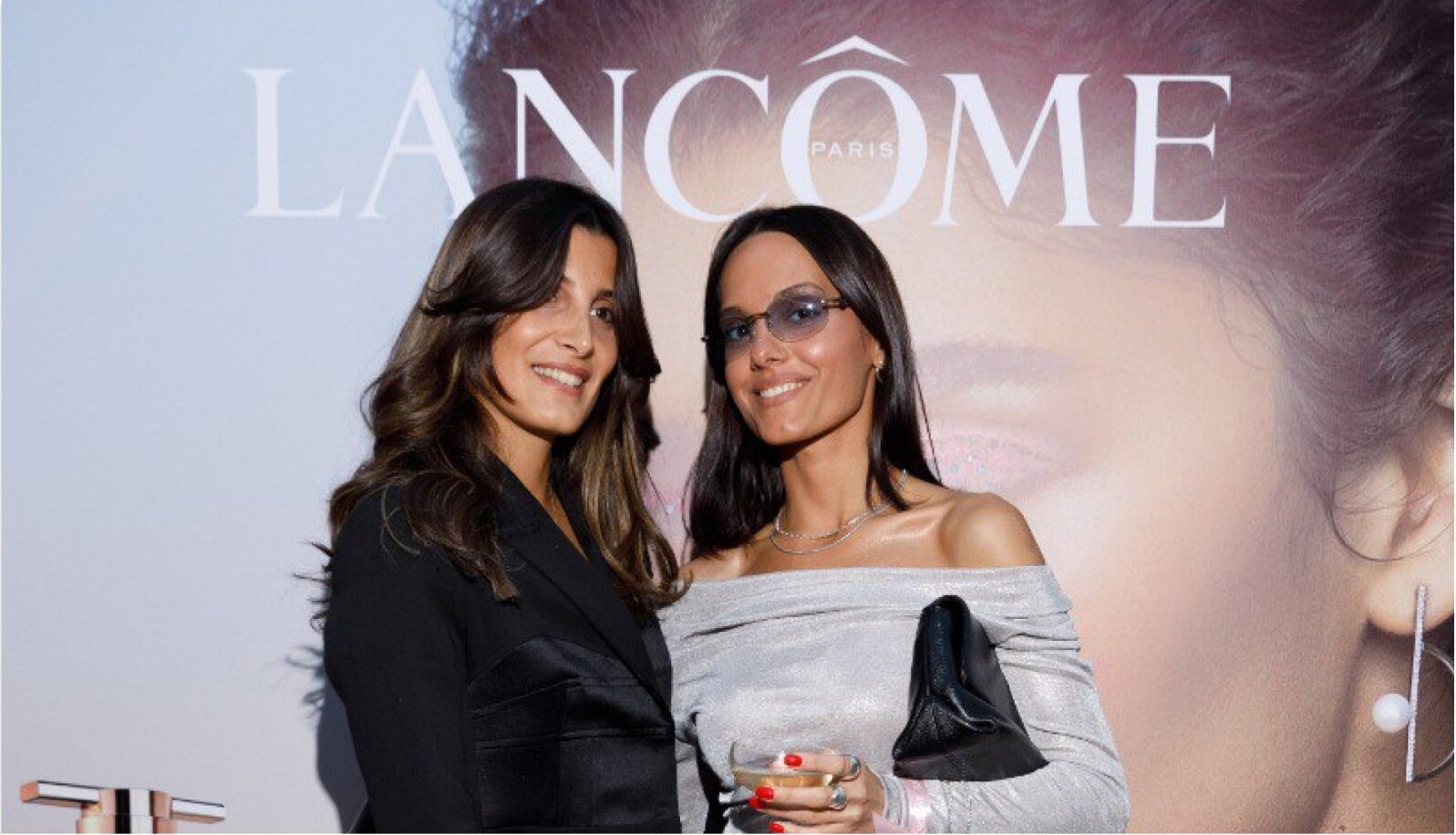 Two guests at a Lancôme Paris activation